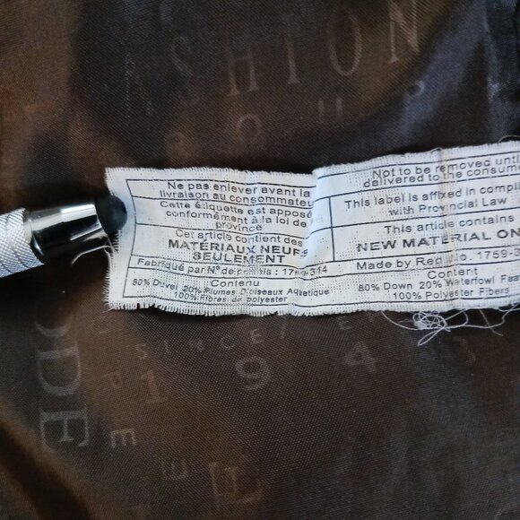 Utex Women's Winter Down Filled Coat Long Quilted Sm Removable Hood Zip Pockets - Picture 9 of 12